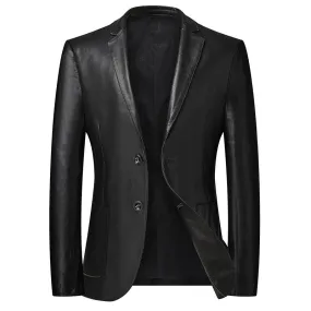 Funki Buys | Jackets | Men's Stylish Faux Leather Dress Jackets