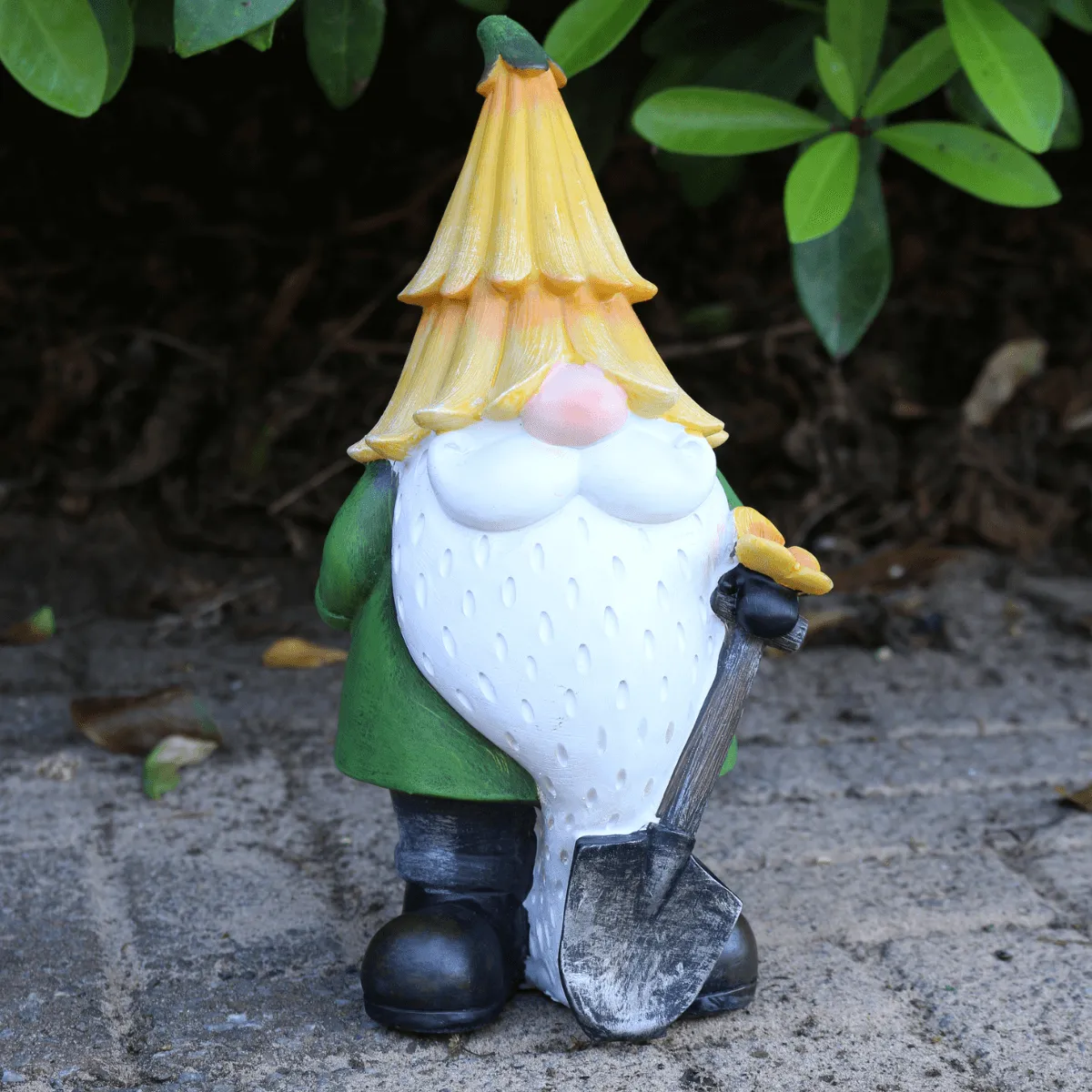 Garden Gnome Standing Ornament Resin Outdoor Decoration