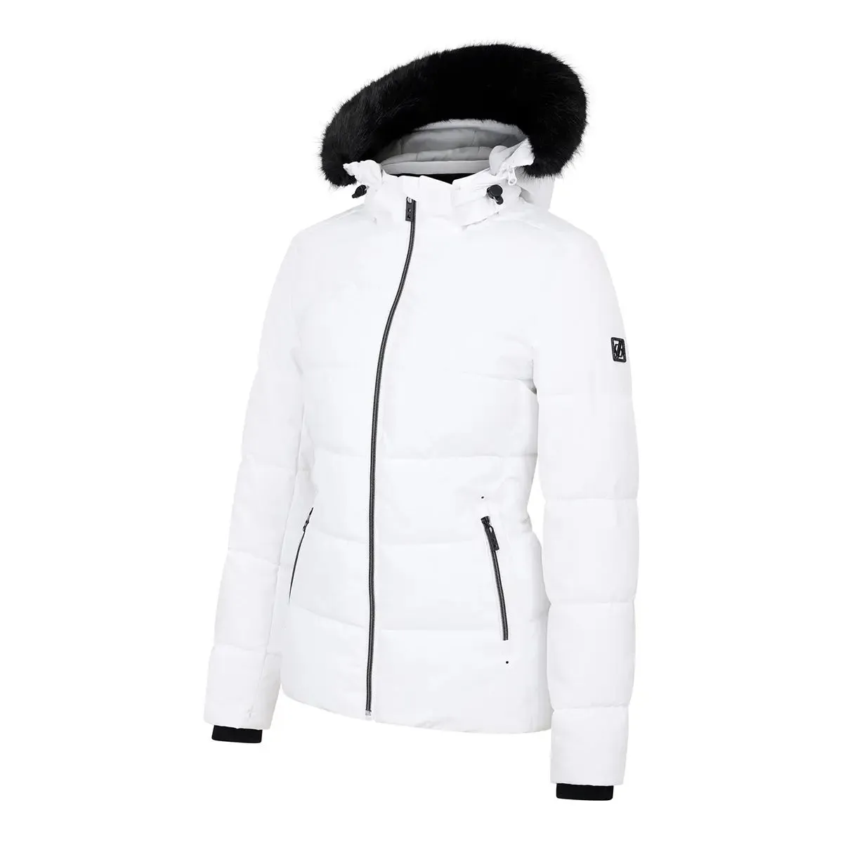 Glamourize V Baffled Ski Jacket - White