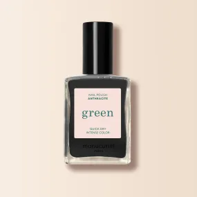 Green Vegan Bio Nail Polish | Anthracite | 15ml