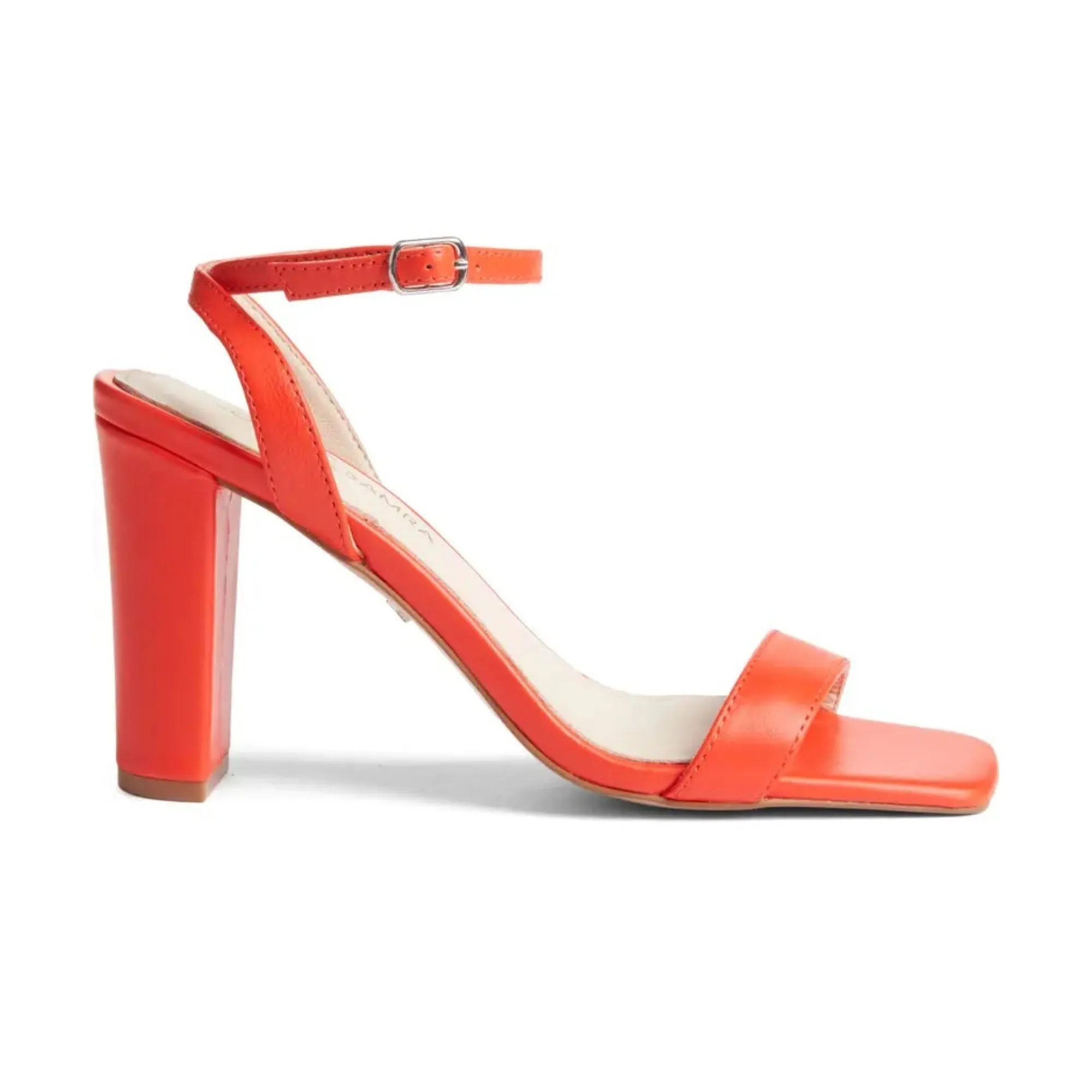 Hailey Dress Sandal in Flame Leather