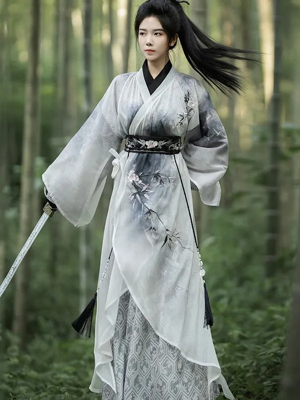 Han Dynasty Hanfu, Straight Hem Robe, Swordsman Inspired, Edict of the Martial World 江湖令