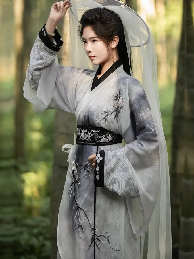 Han Dynasty Hanfu, Straight Hem Robe, Swordsman Inspired, Edict of the Martial World 江湖令