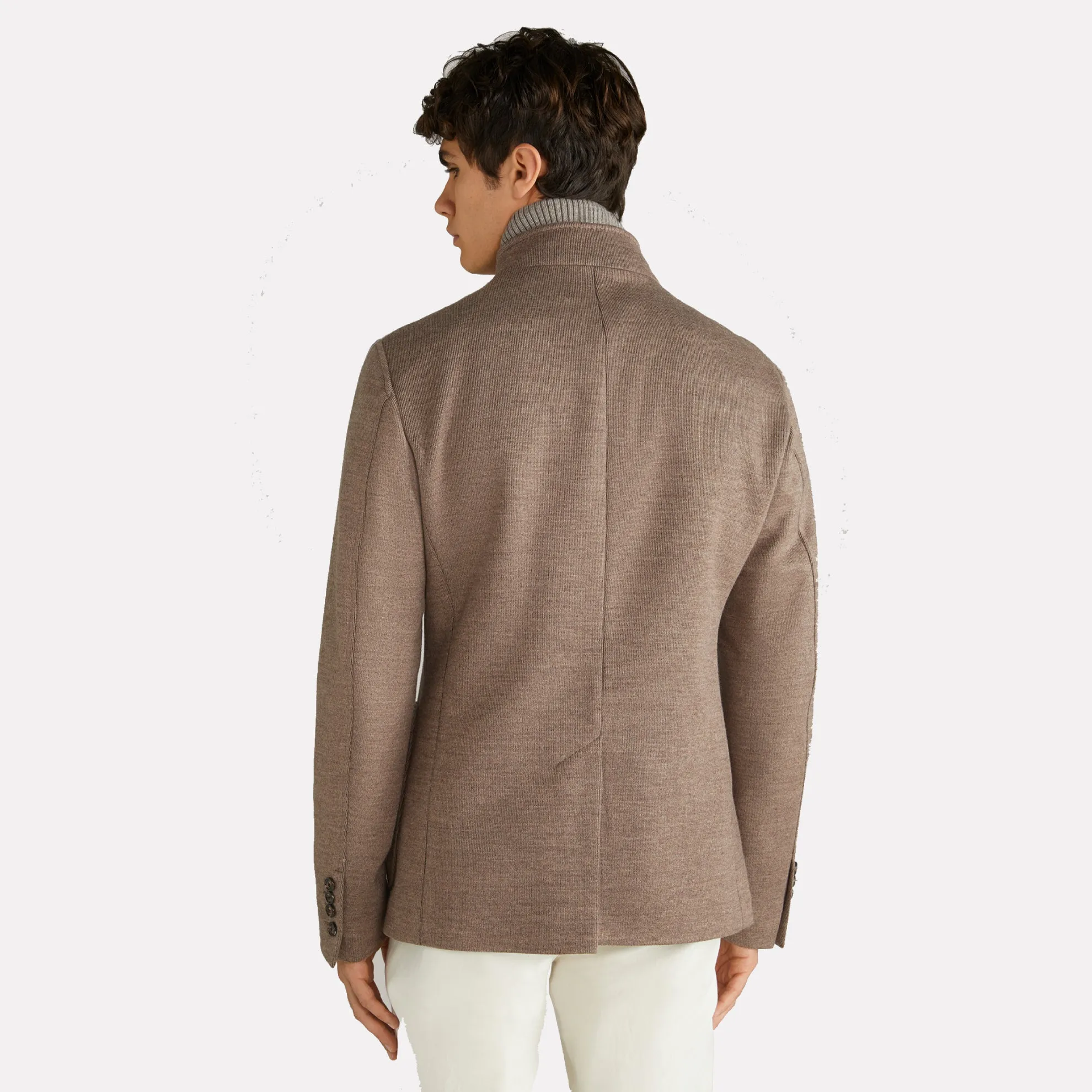 Hectar Wool Blend Sport Jacket / Light Beige