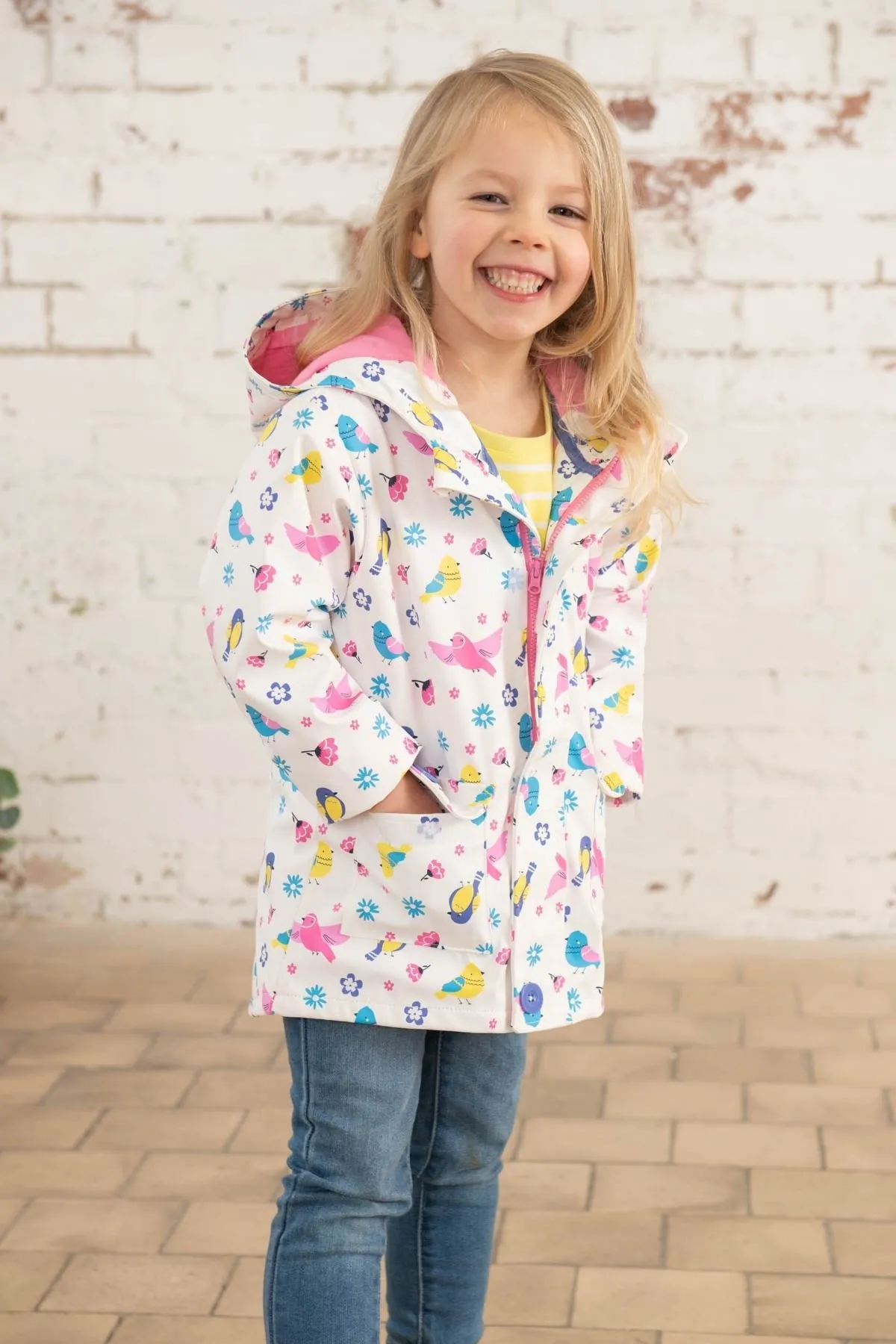 Heidi Jacket - Bird Print