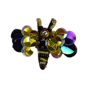 Insect Design Sequin Brooch