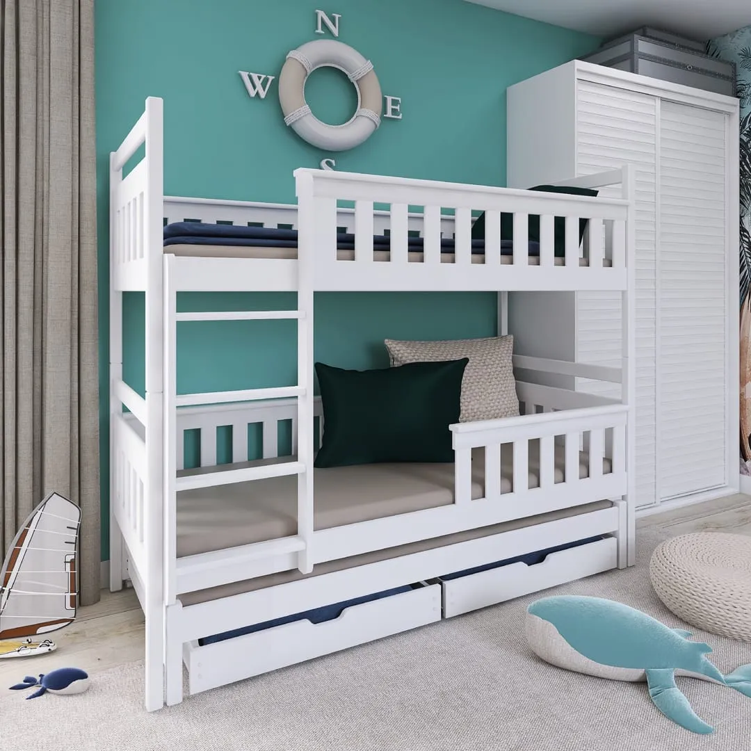 Kors Bunk Bed with Trundle and Storage