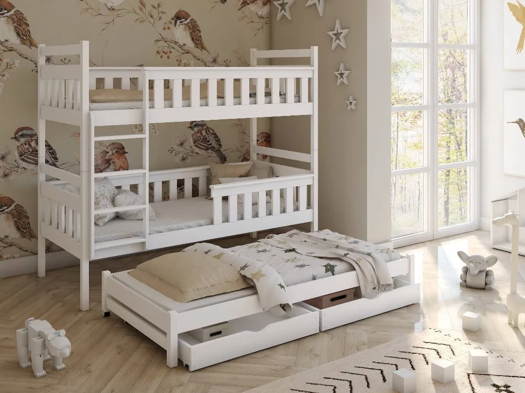 Kors Bunk Bed with Trundle and Storage