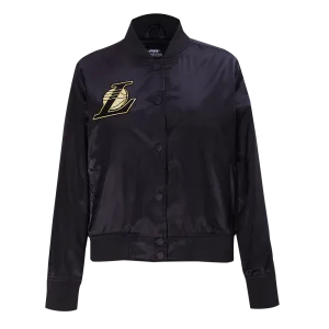 Lakers Womens Holiday Glam Satin Jacket