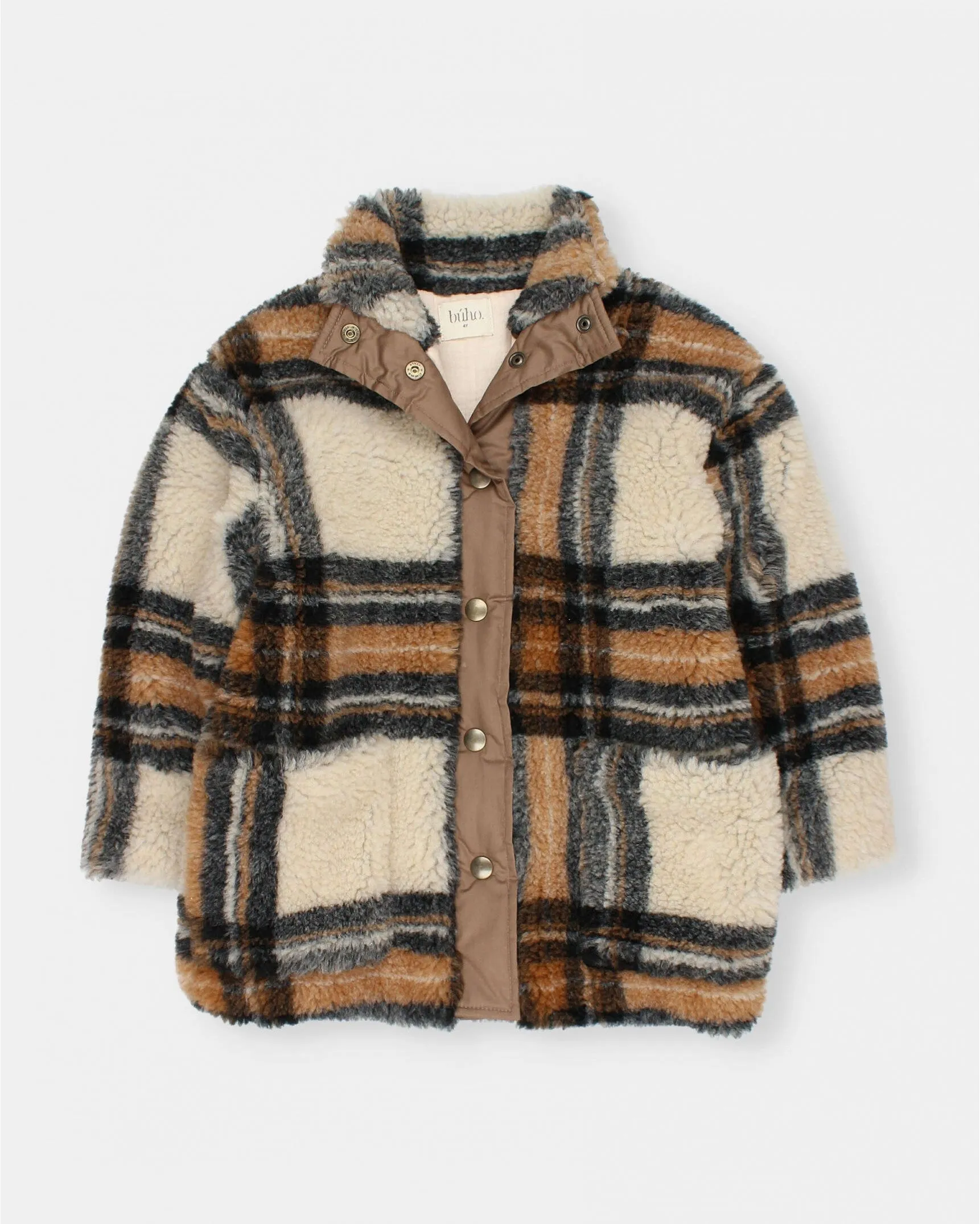 【LAST ONE】TEDDY CHECK COAT