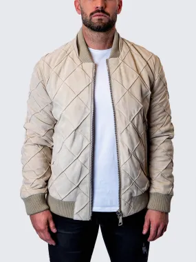 Leather Quilted CrÃ¨me