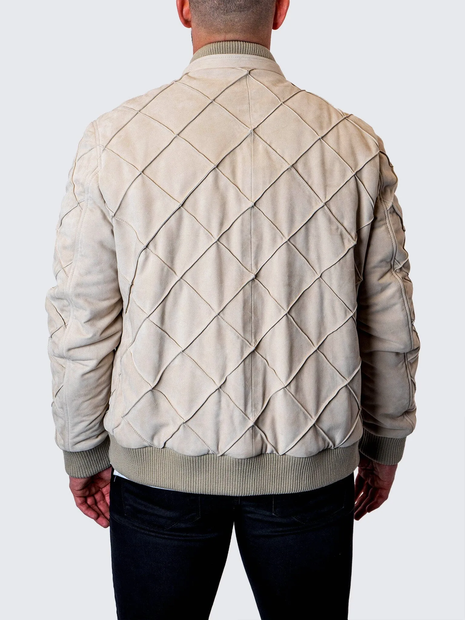 Leather Quilted CrÃ¨me