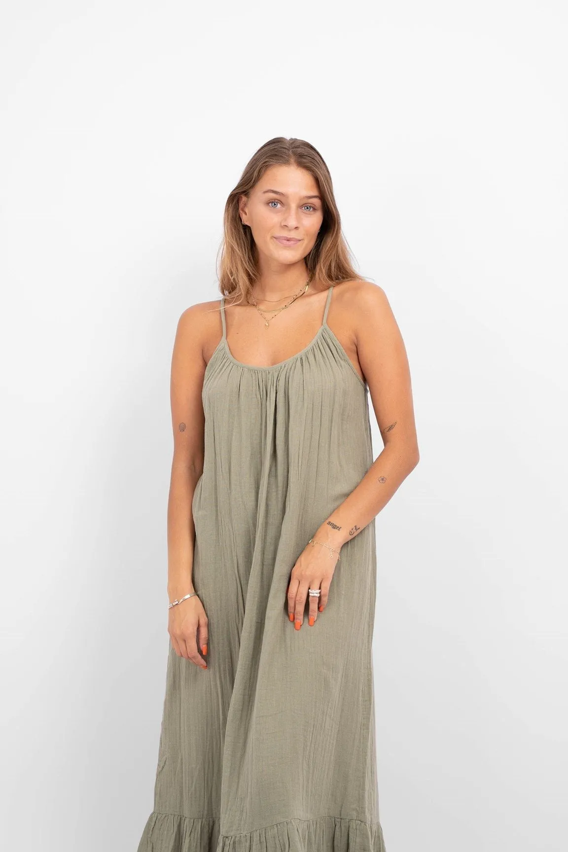 Lelou Slip dress - Sea Spray