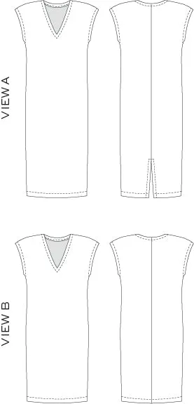 Lodo Dress  - Sewing Pattern | True Bias