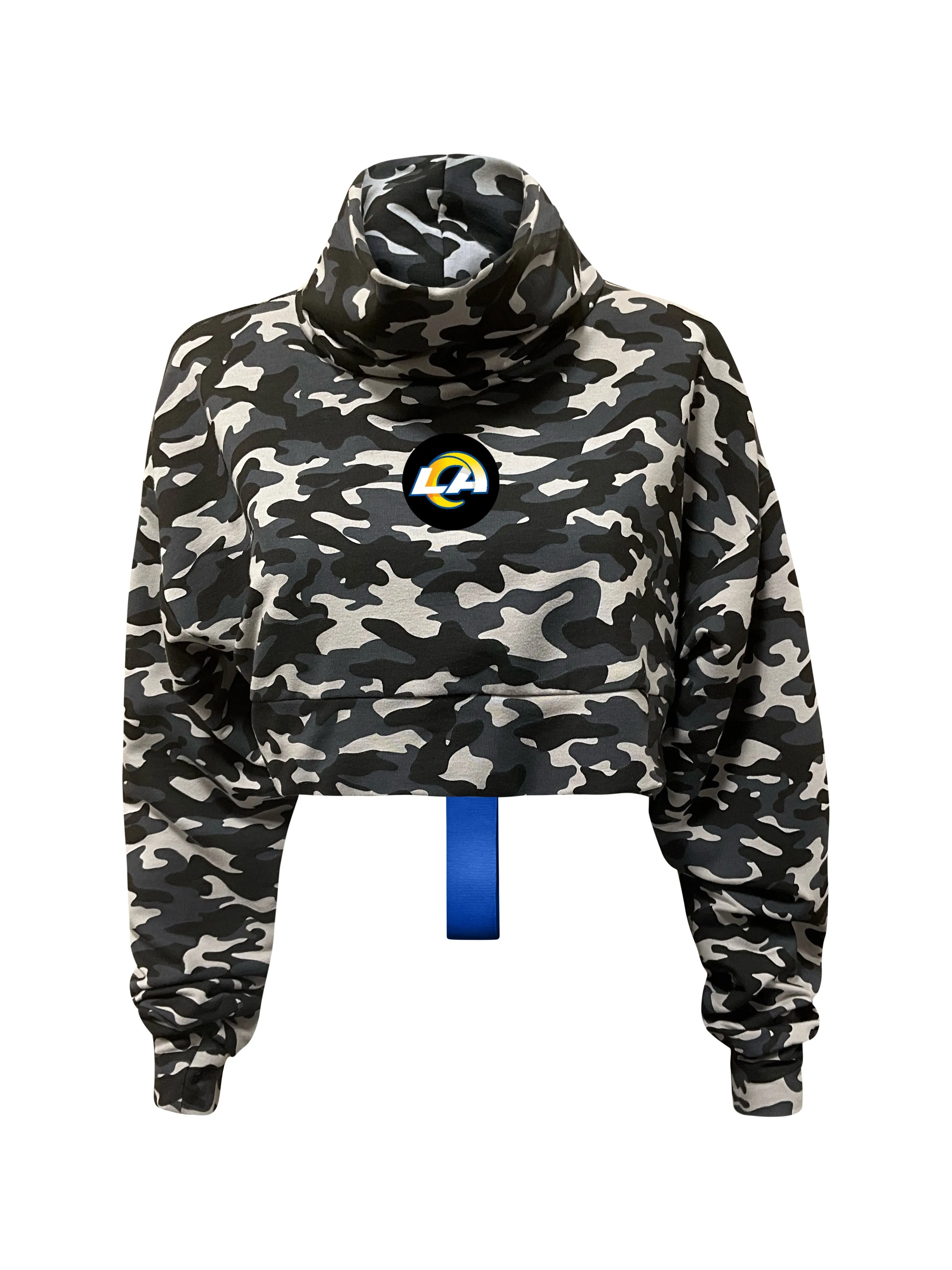 Los Angeles Rams Crop Camo Sweatshirt