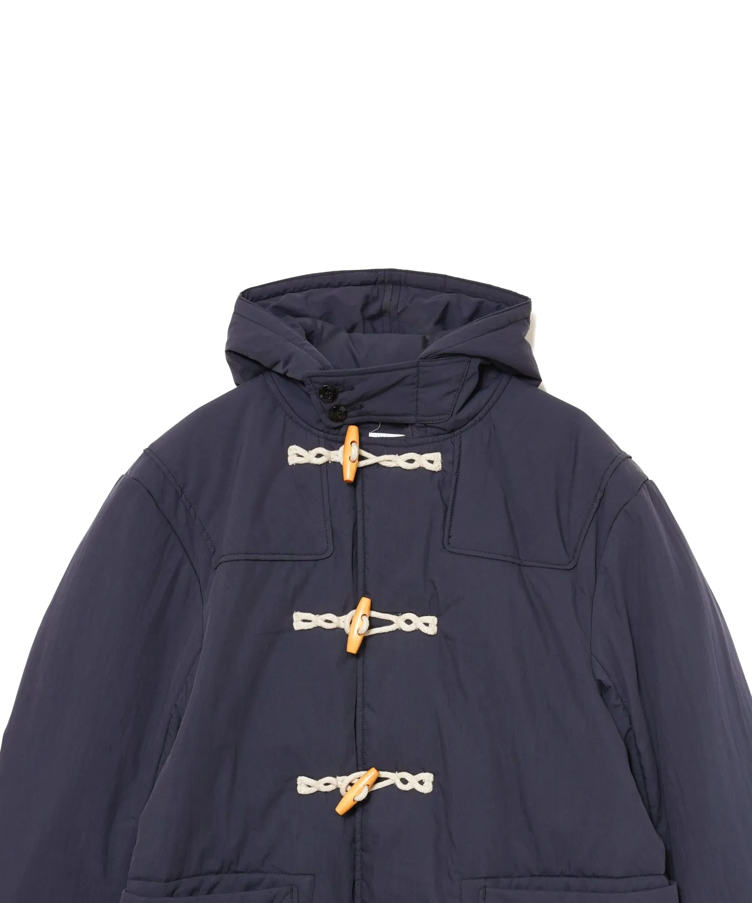 【MEN】ARMY TWILL COTTON NYLON DUFFEL COAT