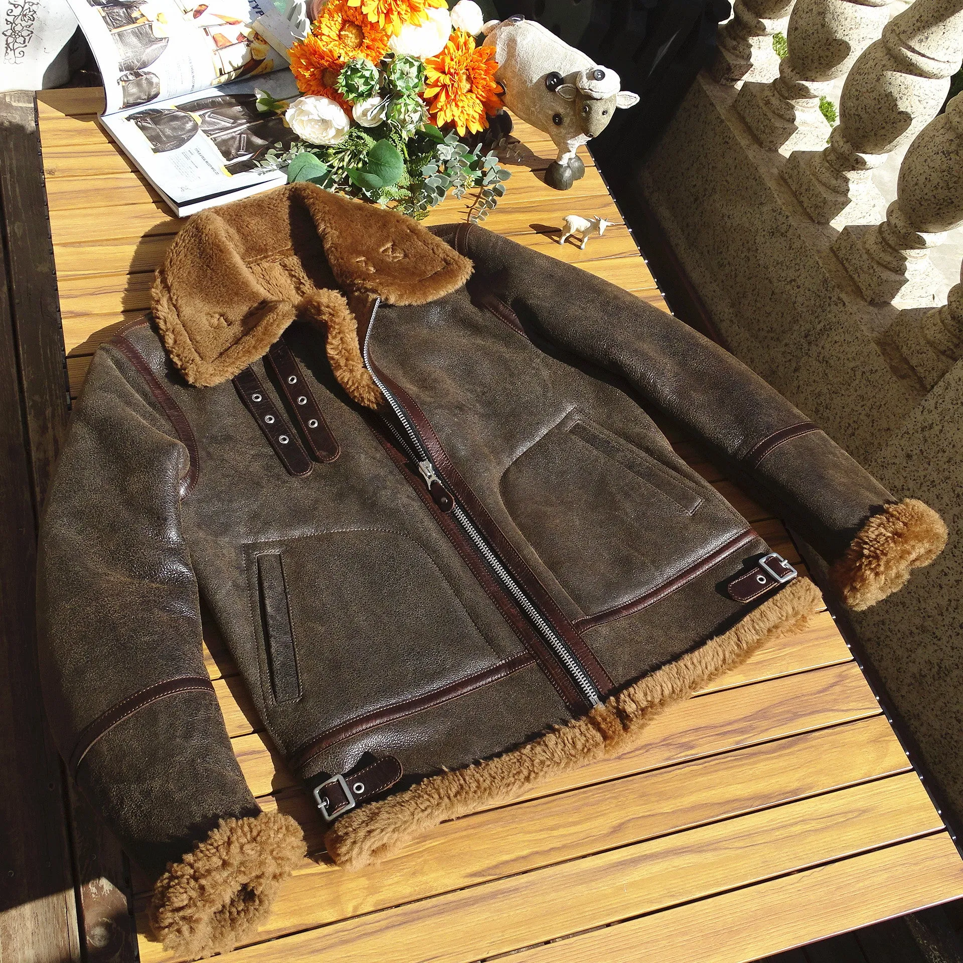 Men's B6 Avaitor Shearling Coat