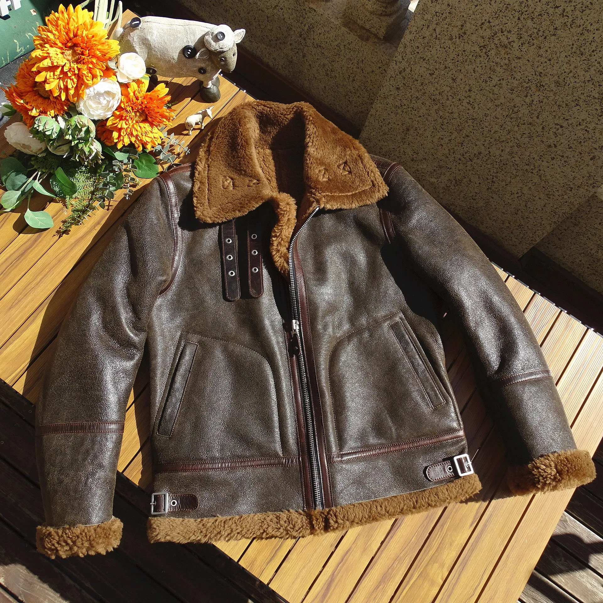 Men's B6 Avaitor Shearling Coat