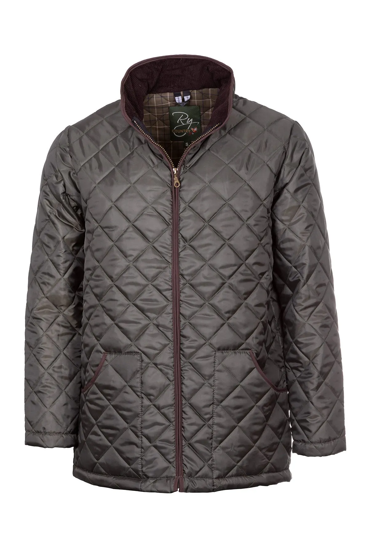 Men's Country Olive Quilted Jacket