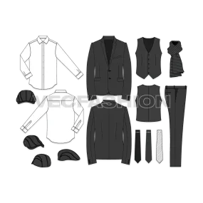 Men's Dress Clothing Set