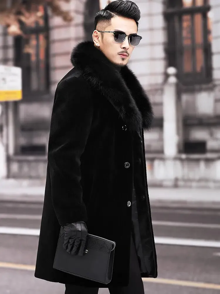 Men's Luxurious Fur Coat