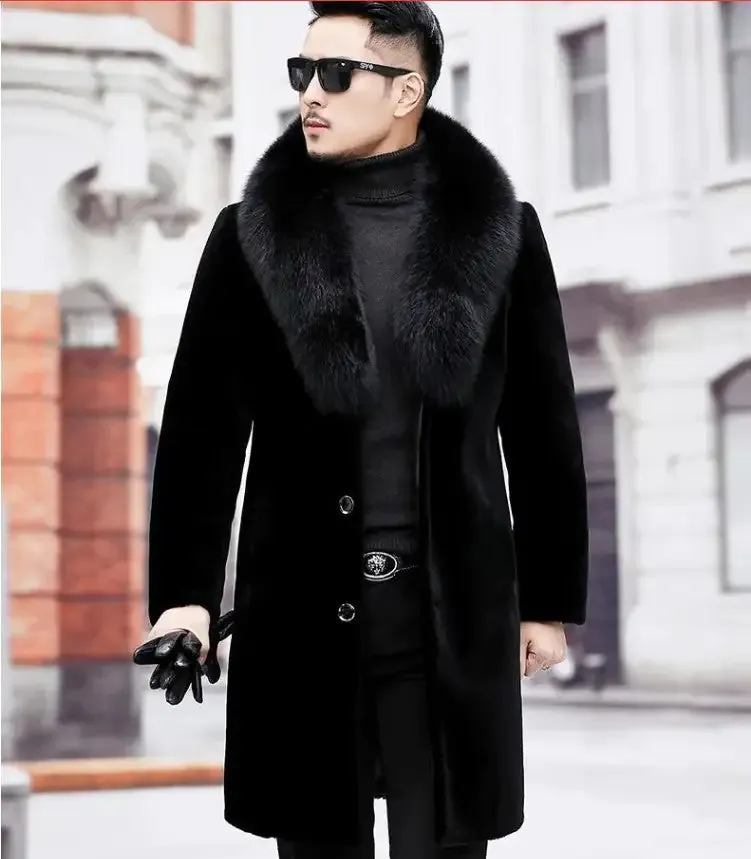 Men's Luxurious Fur Coat