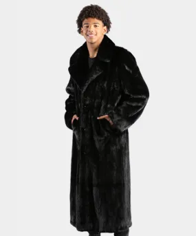 Men's Pre-Owned Full Length Ranch Mink Coat