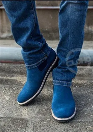 Men's Suede Chelsea Boots