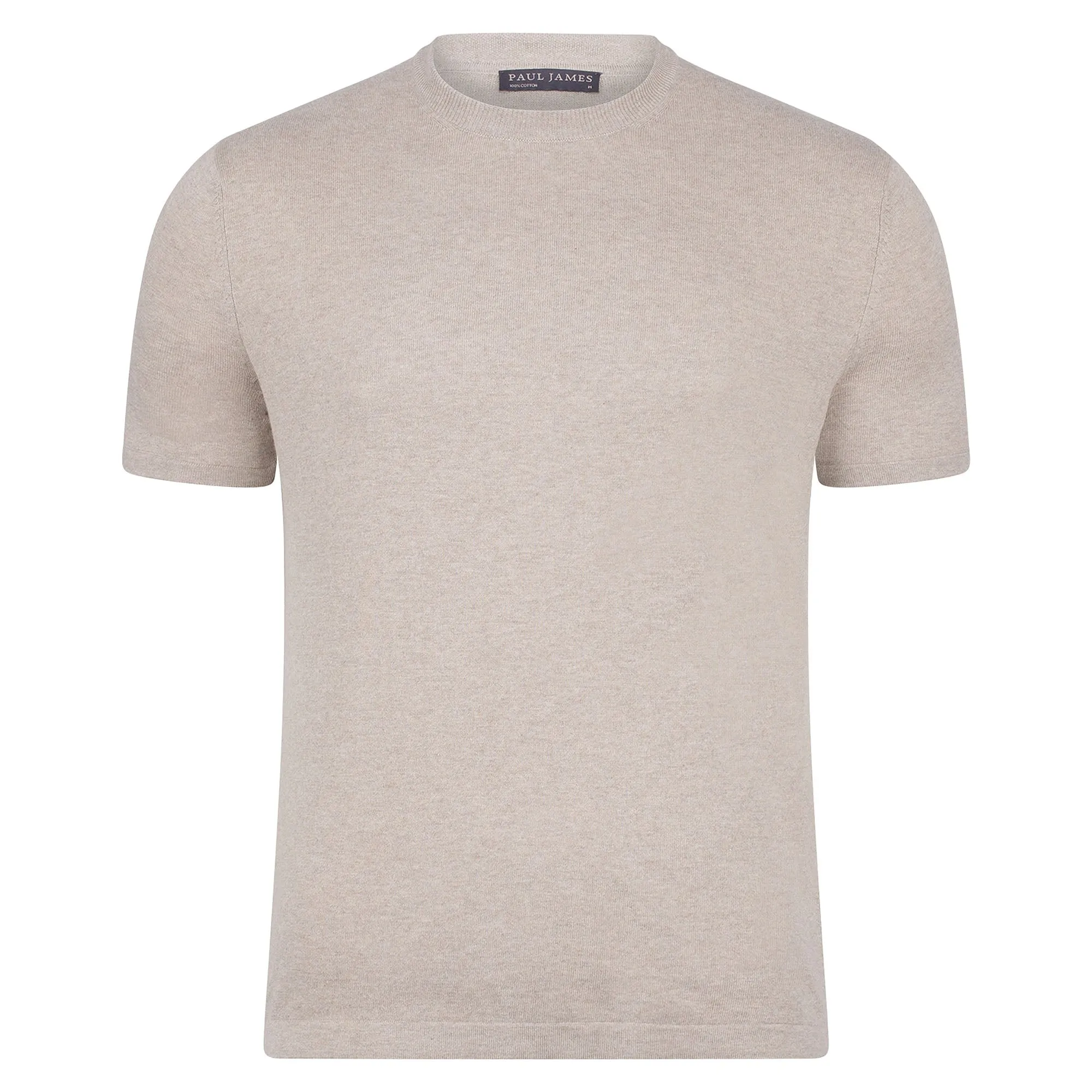 Mens Ultra Fine Cotton Knitted T-Shirt