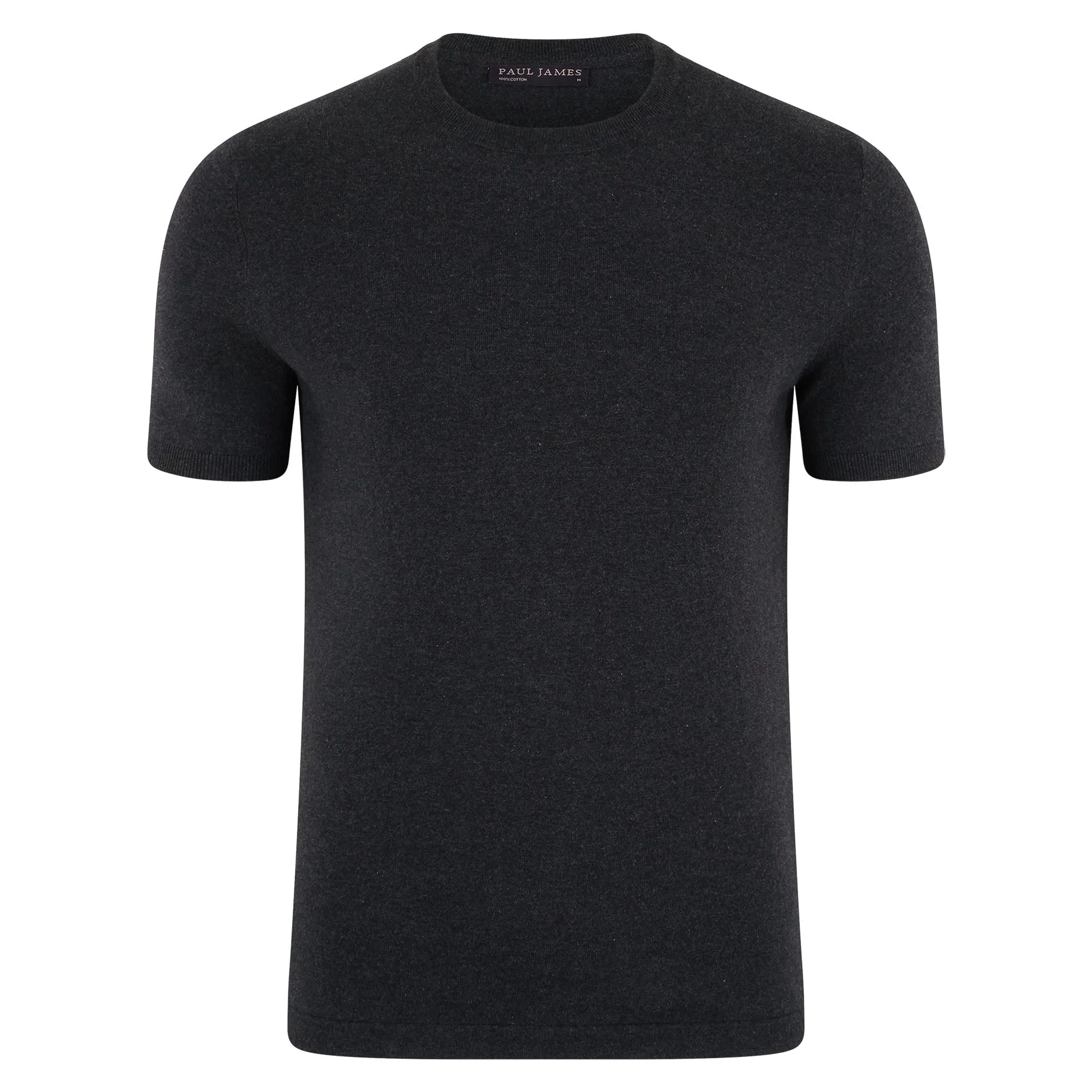 Mens Ultra Fine Cotton Knitted T-Shirt