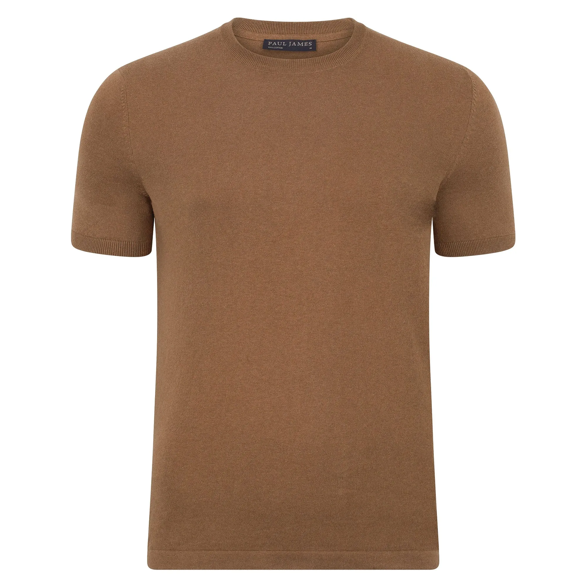 Mens Ultra Fine Cotton Knitted T-Shirt