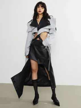 Merandie Detachable Blazer Skirt Set