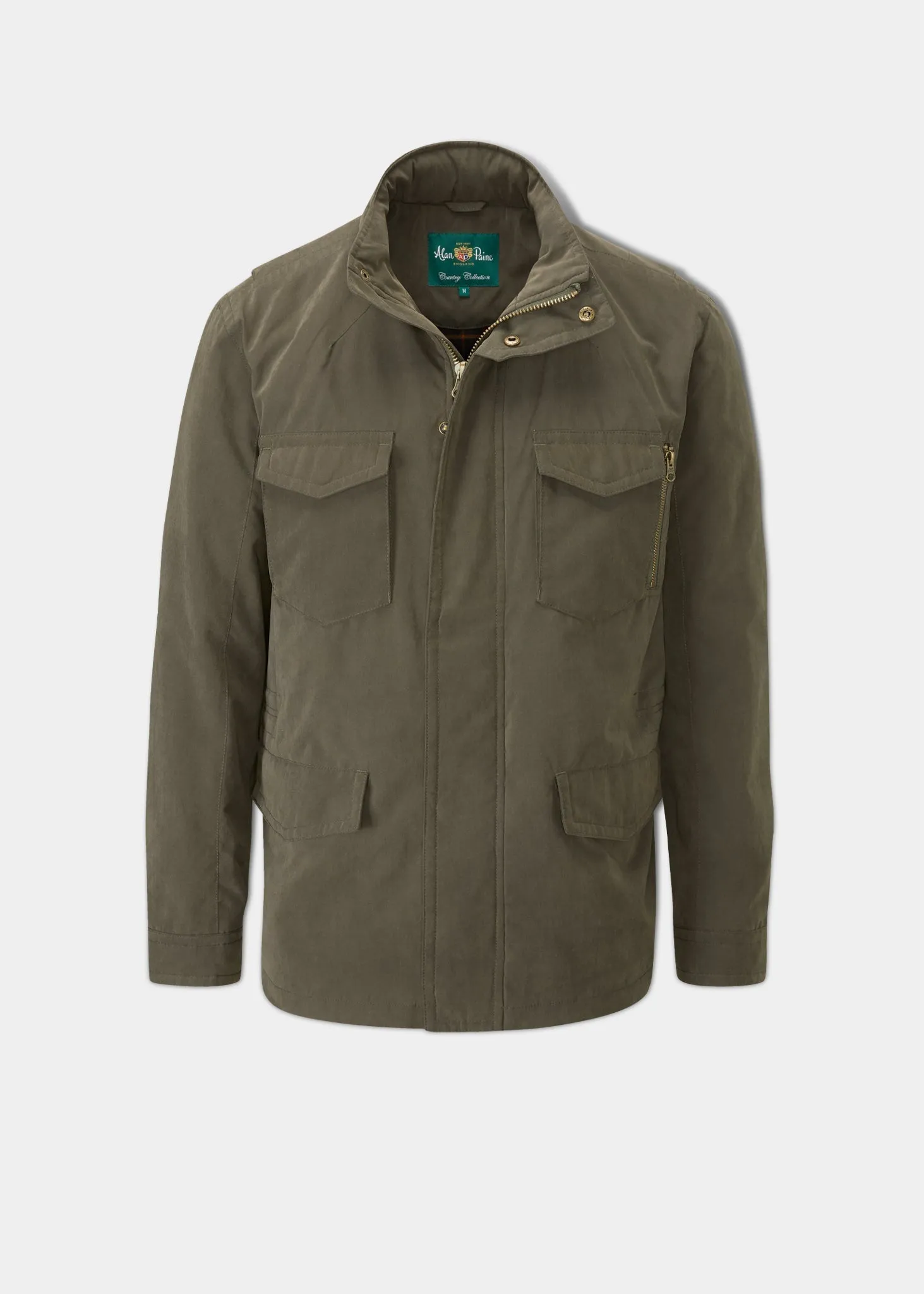 Milwood Men's Olive Jacket - Regular Fit