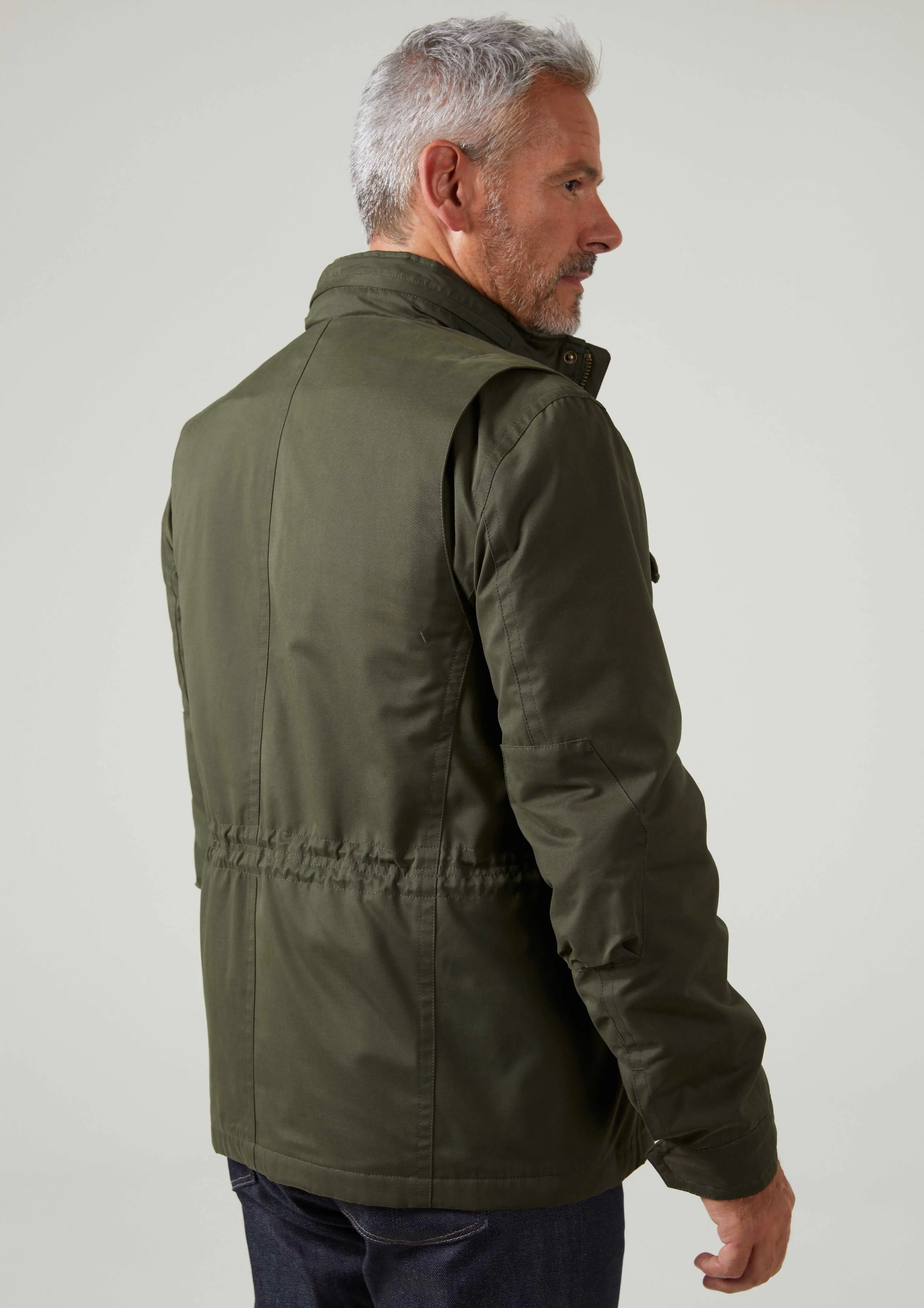 Milwood Men's Olive Jacket - Regular Fit