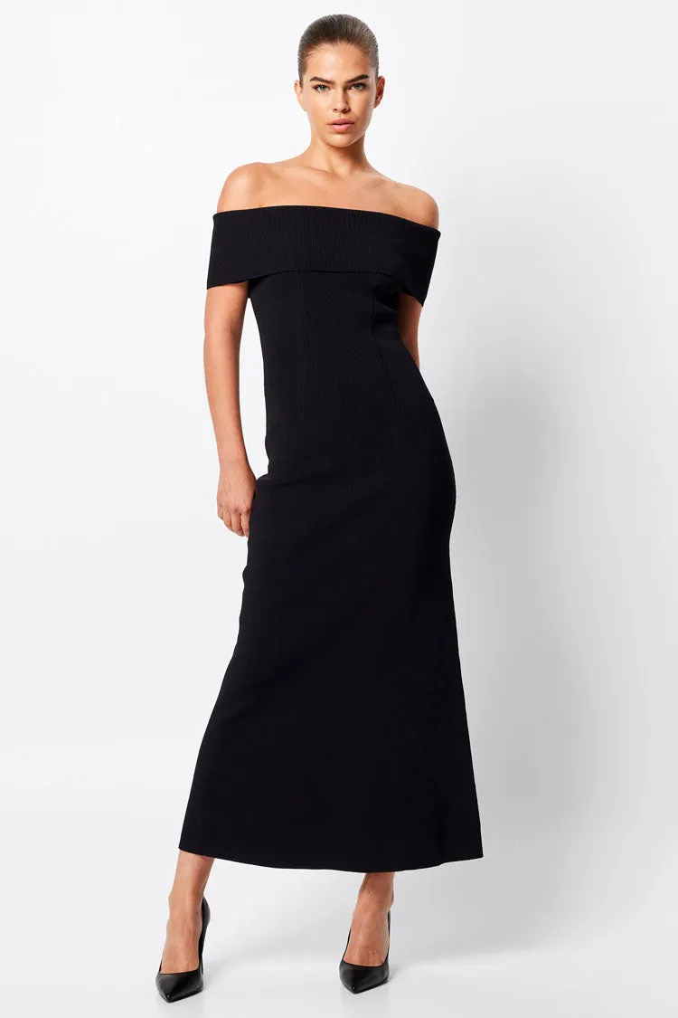 Monaco Off Shoulder Midi Dress