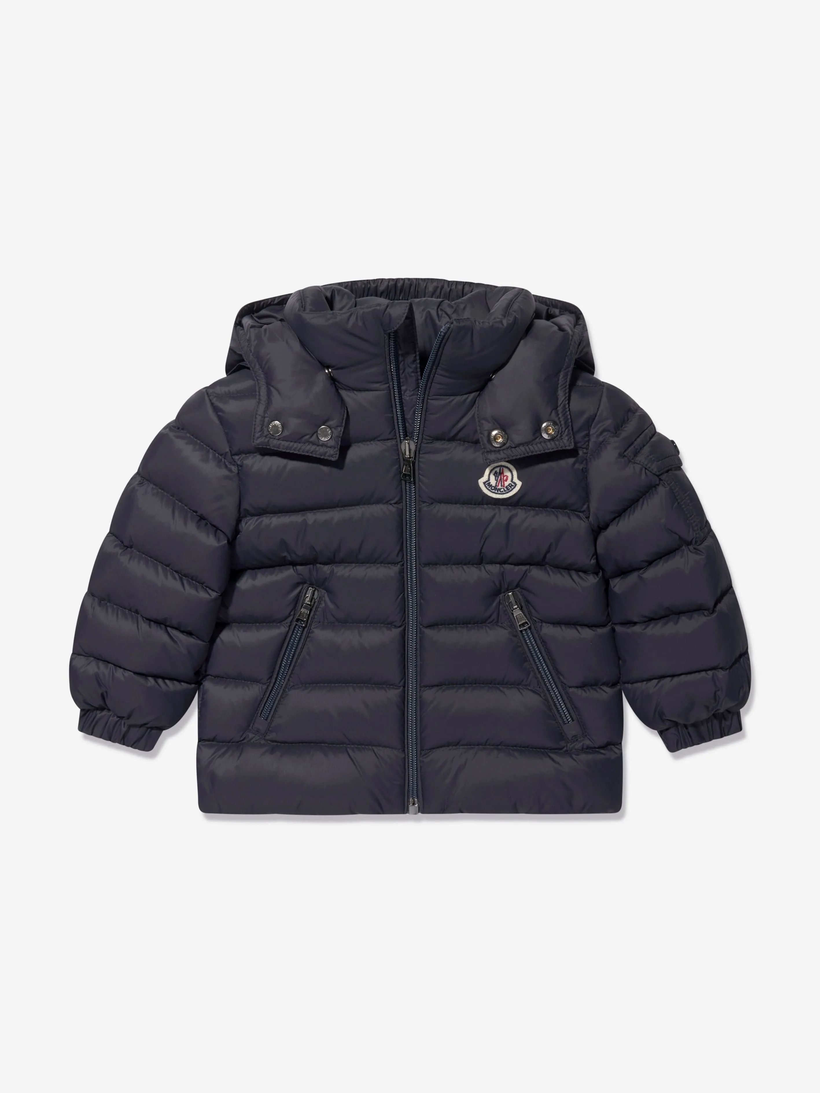 Moncler Enfant Baby Down Padded Jules in Navy