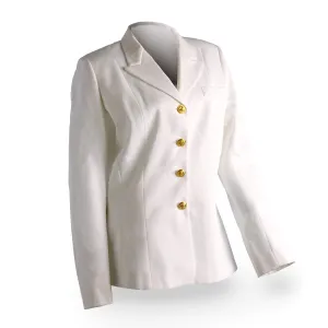 NAVY Women's Service Dress White Jacket - Gold Buttons