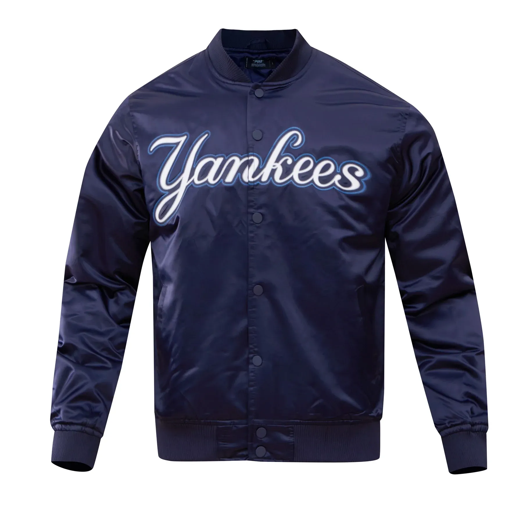 NEW YORK YANKEES BIG LOGO WORLD SERIES SATIN JACKET