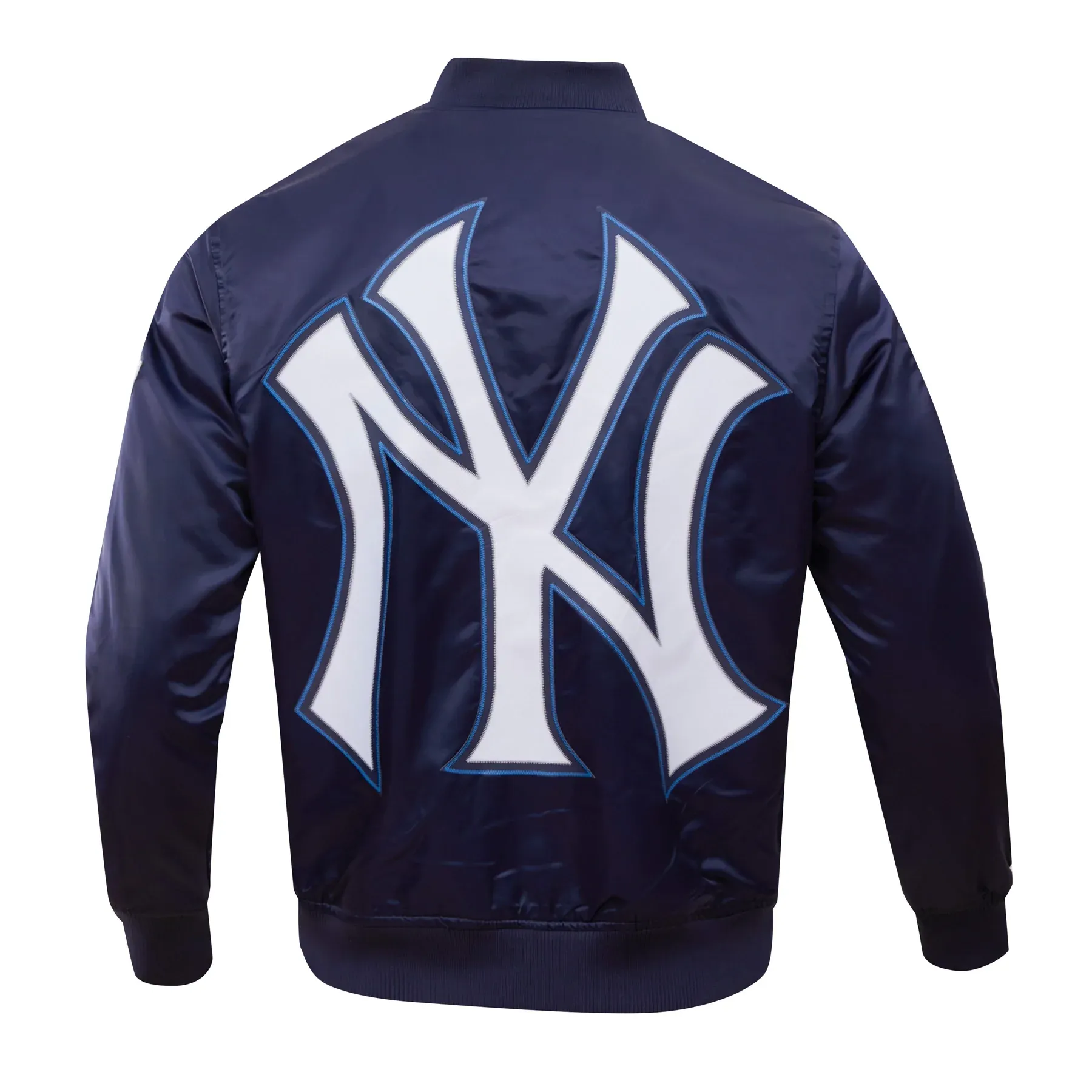 NEW YORK YANKEES BIG LOGO WORLD SERIES SATIN JACKET