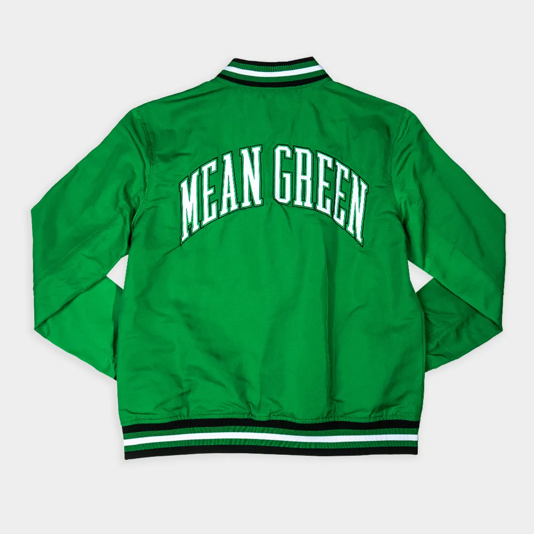 North Texas Mean Green Retro Bomber Jacket