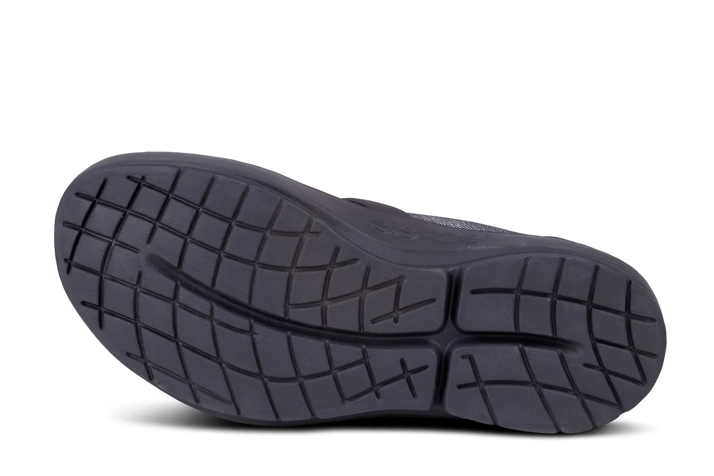 'OOFOS' Women's OOmg Fibre Low Slip On - Black / Grey