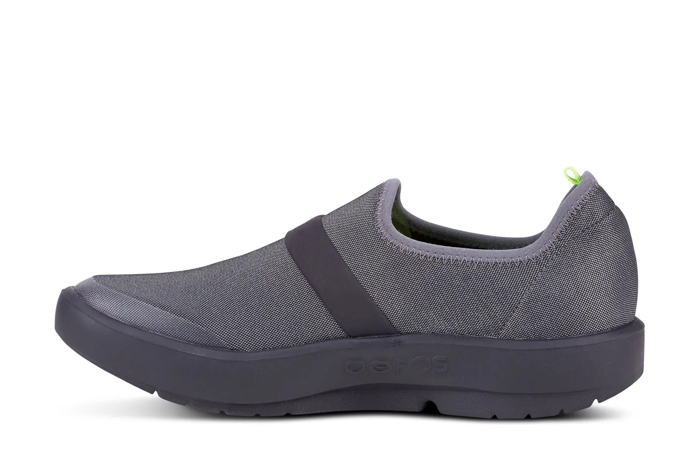 'OOFOS' Women's OOmg Fibre Low Slip On - Black / Grey