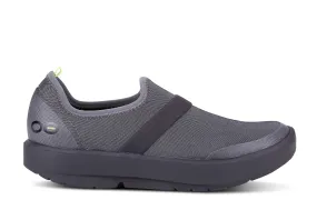 'OOFOS' Women's OOmg Fibre Low Slip On - Black / Grey