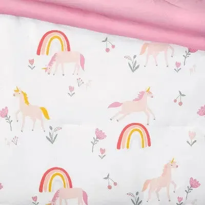 Open Box - Toddler Unicorn Cotton Kids' Comforter - Pillowfort