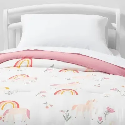 Open Box - Toddler Unicorn Cotton Kids' Comforter - Pillowfort