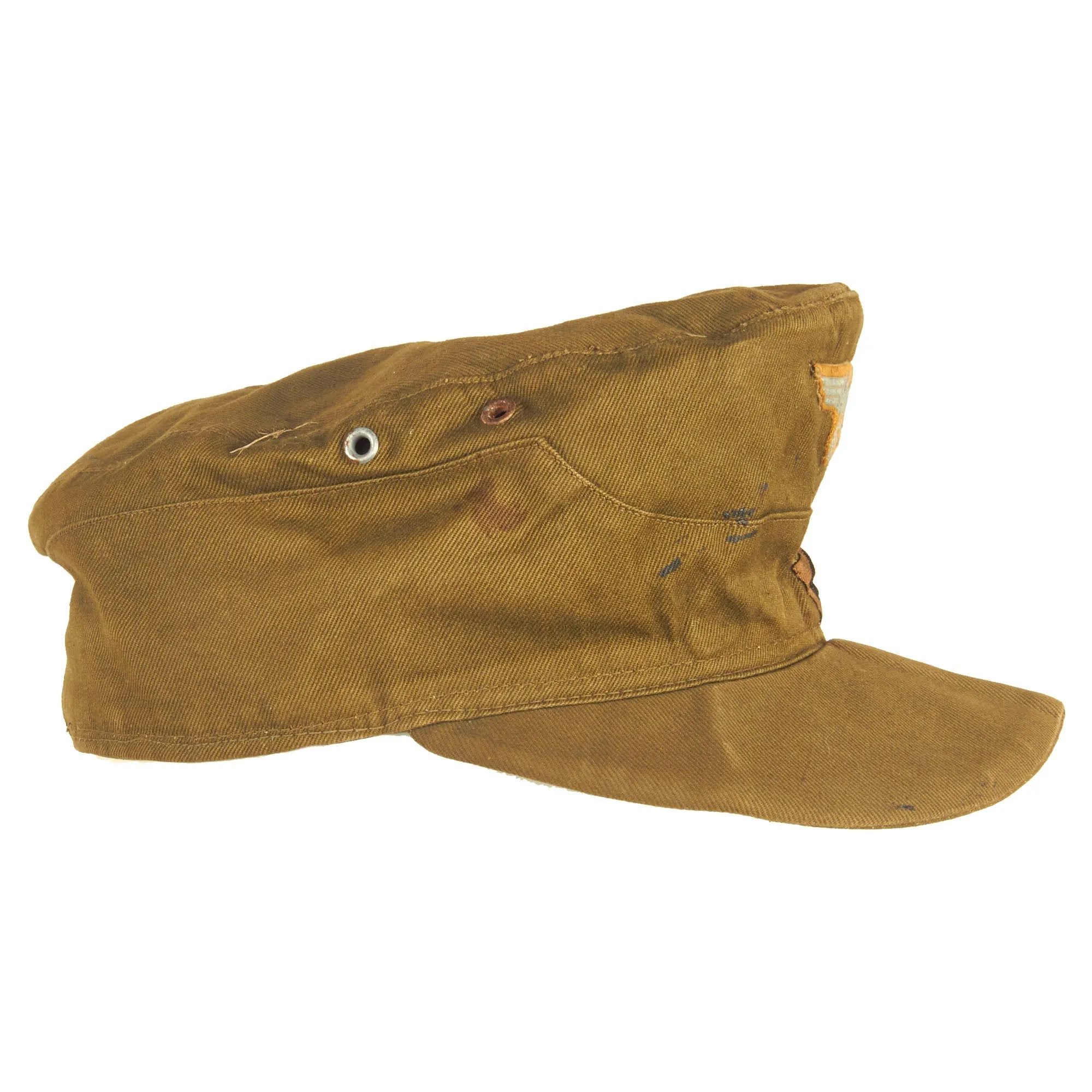 Original German WWII Deutsches Afrika Korps DAK M43 Field Cap by Wolber & Pfaff - Size 54