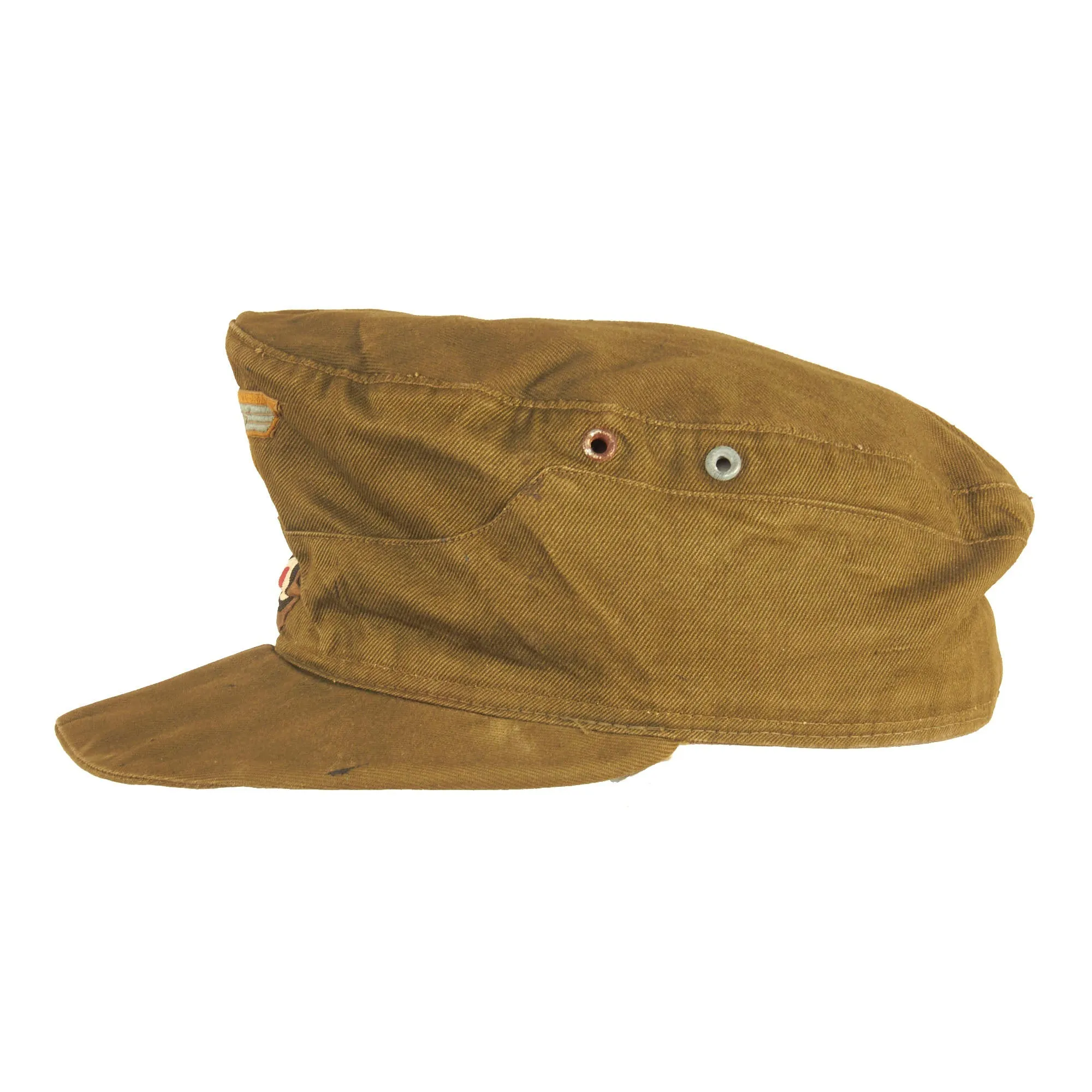 Original German WWII Deutsches Afrika Korps DAK M43 Field Cap by Wolber & Pfaff - Size 54