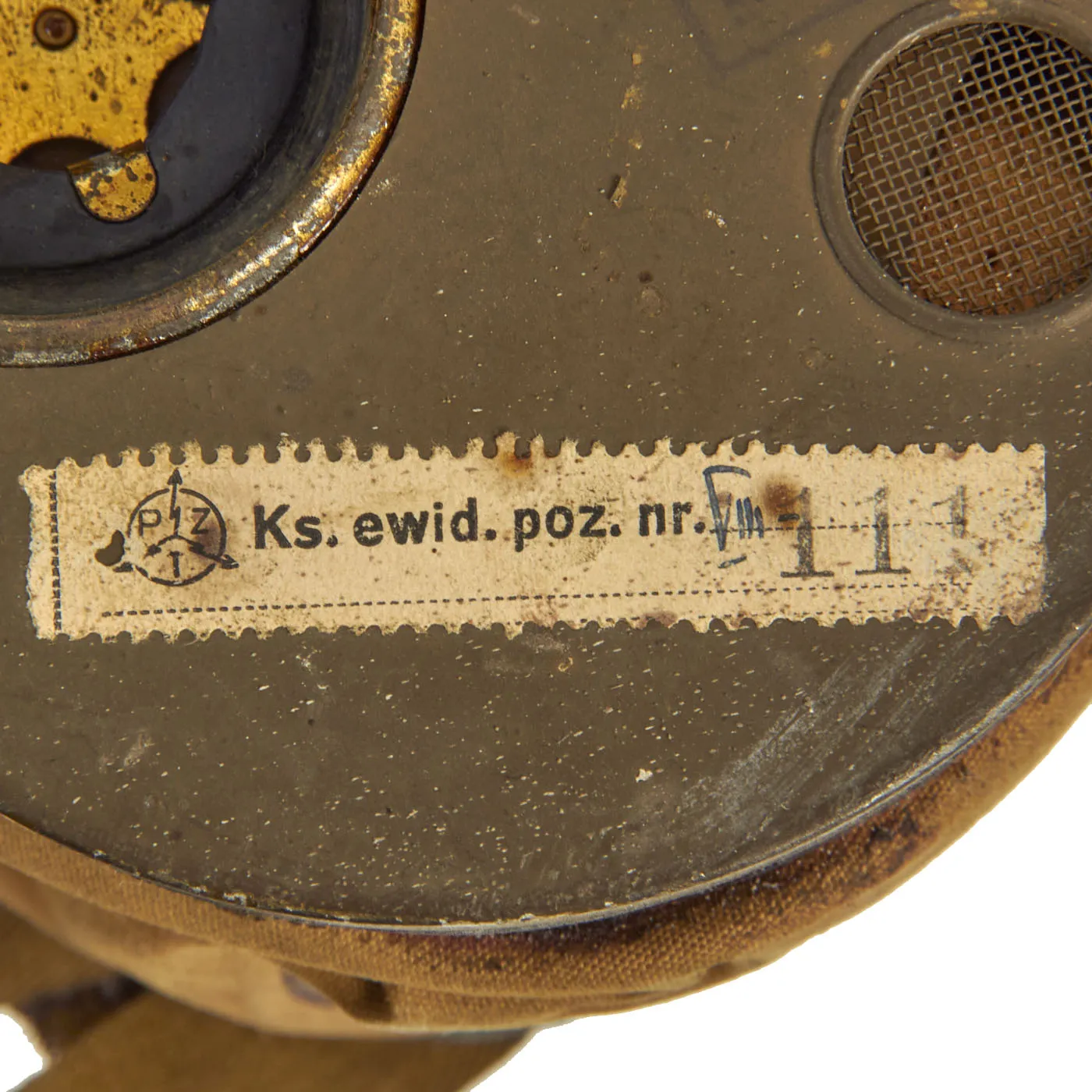 Original Polish Pre-WWII Wz. 24 “R.S.C.” Gas Mask With Canister and Spare Lense - Dated 1930