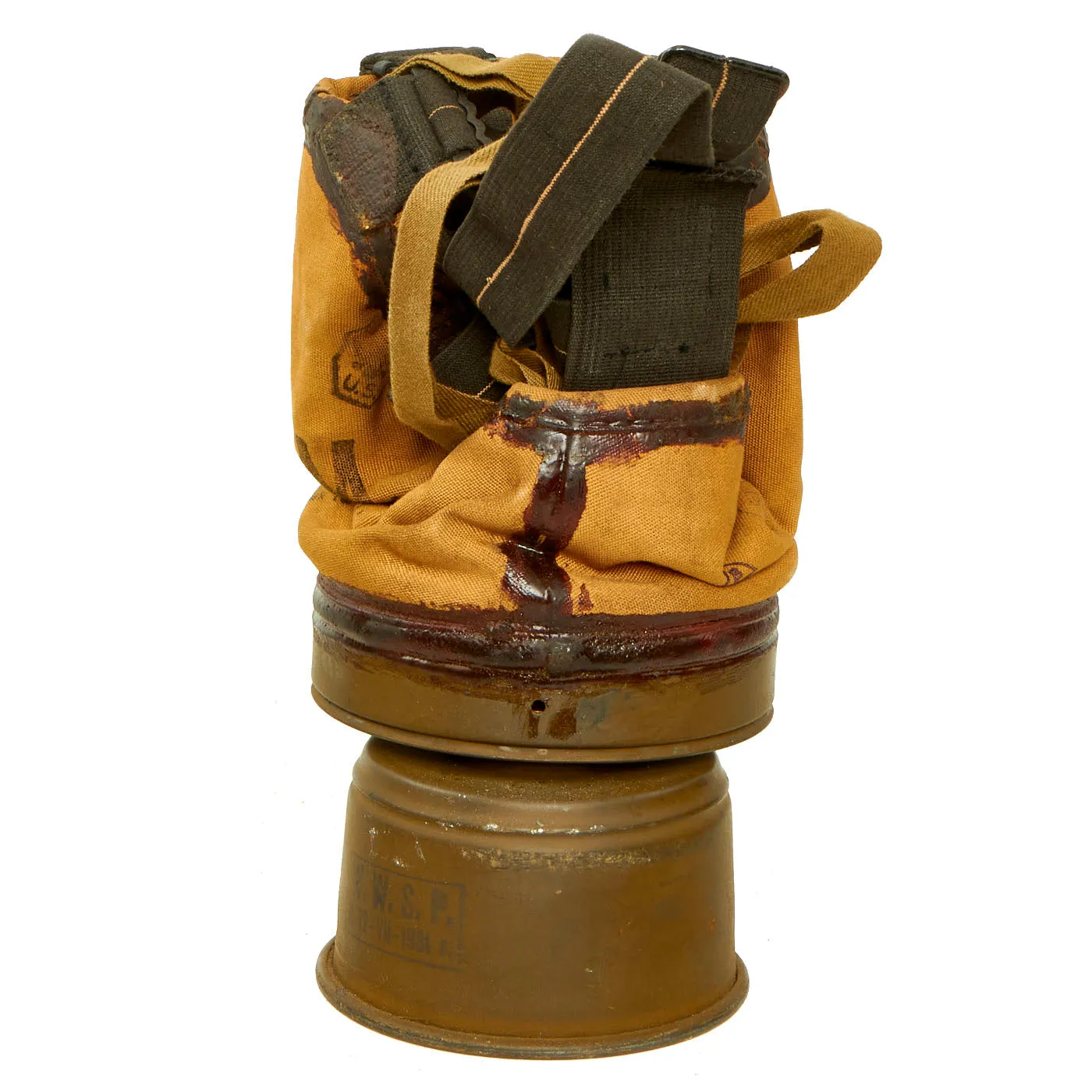 Original Polish Pre-WWII Wz. 24 “R.S.C.” Gas Mask With Canister and Spare Lense - Dated 1931