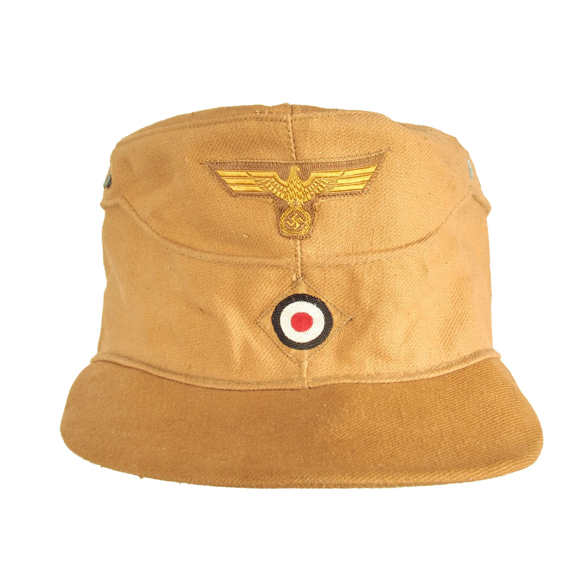 Original Unissued German WWII 1943 dated Kriegsmarine DAK Coastal Artillery M41 Field Cap by Franz Ritter - size 57